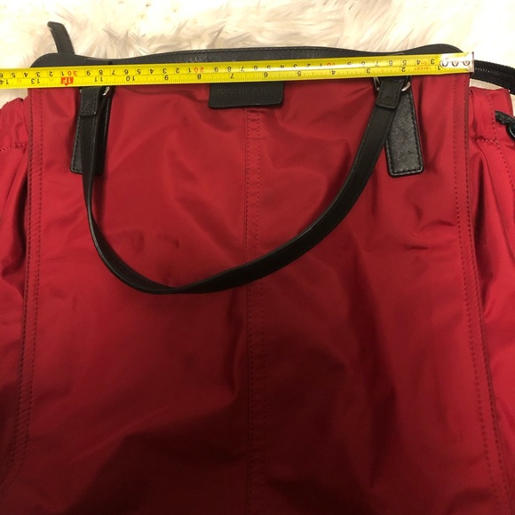 Burberry Buckleigh Red Nylon Tote - Picture 12 of 13